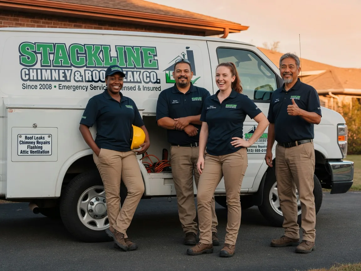 Chimney flashing repair company in Merryville, LA